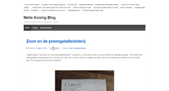 Desktop Screenshot of mellekoning.nl